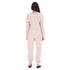 Women Fall Pajama Set Cream buttoned sweatshirt + pants